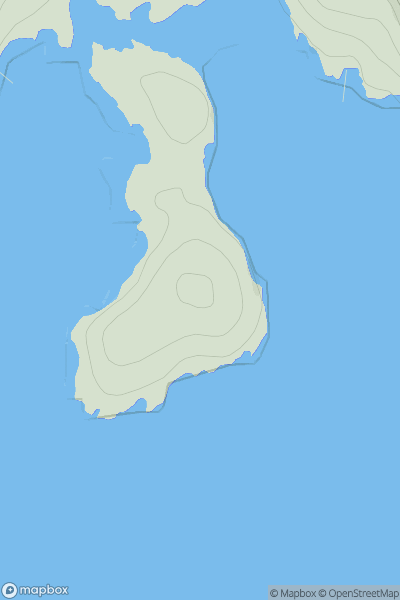Thumbnail image for Eilean Mor [Moidart and Ardnamurchan] showing contour plot for surrounding peak